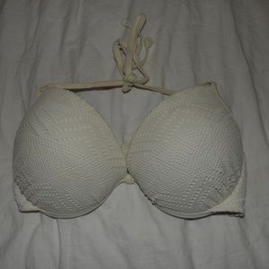 white bikini top